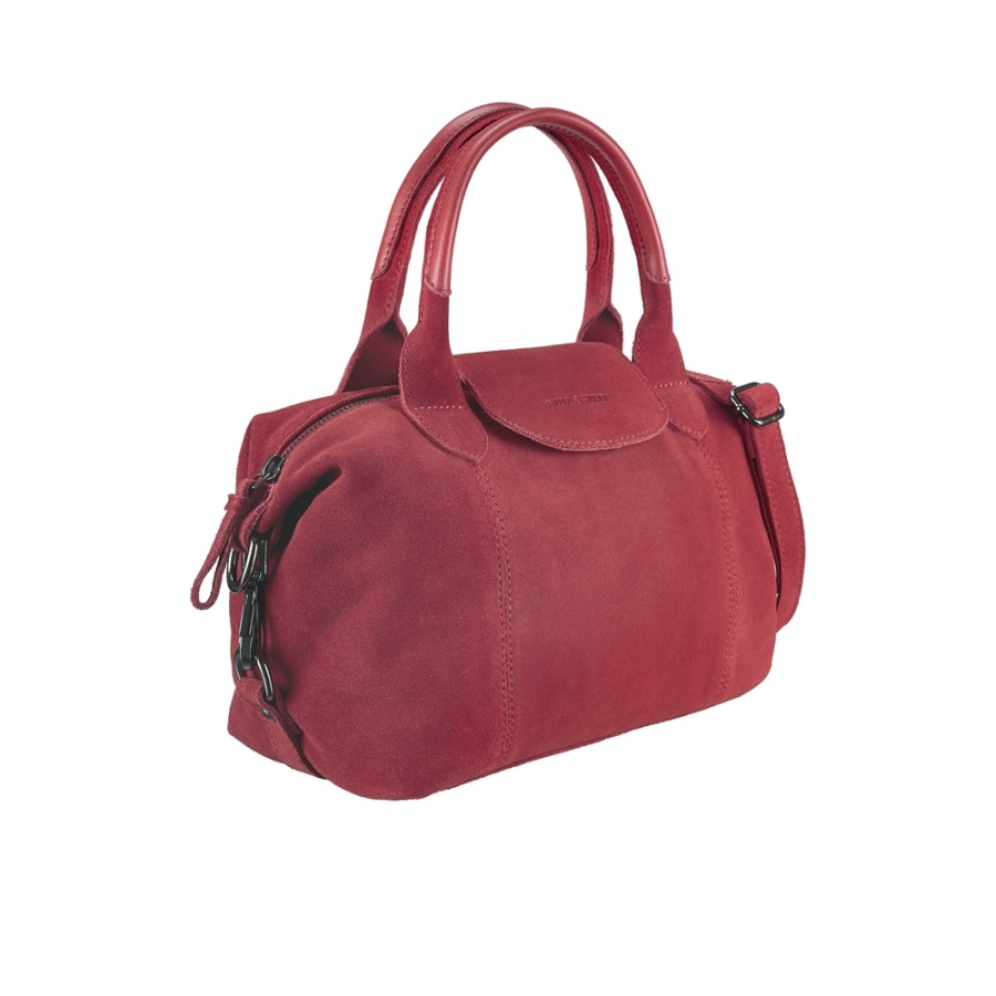 CHARLOTTA SUEDE CHILI RED